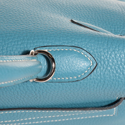 Hermes Togo Kelly Retourne 35 Blue Jean 12 of 25