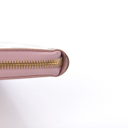 Louis Vuitton Damier Azur Zippy Wallet Rose Ballerine 9 of 9