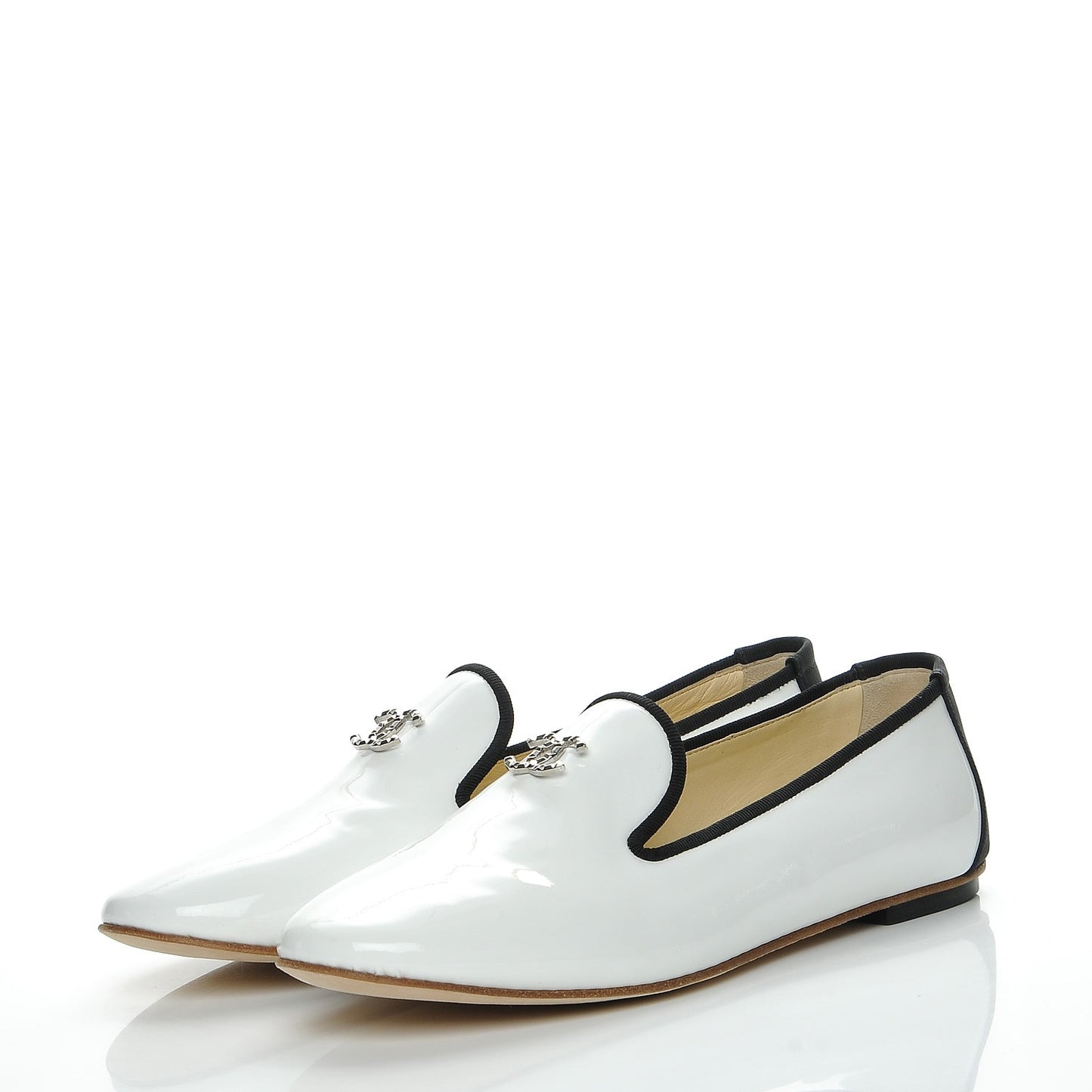 Patent CC Loafers 39 White