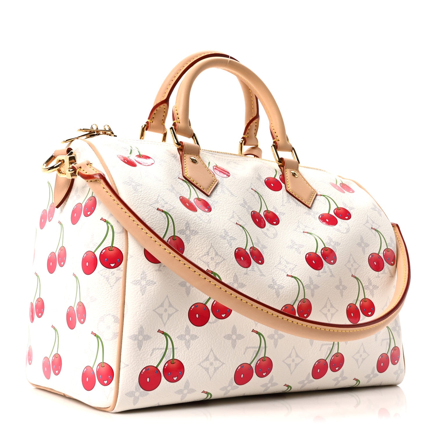 Louis Vuitton LV X TM Monogram Cerises Speedy Soft Bandouliere 30 3 of 9