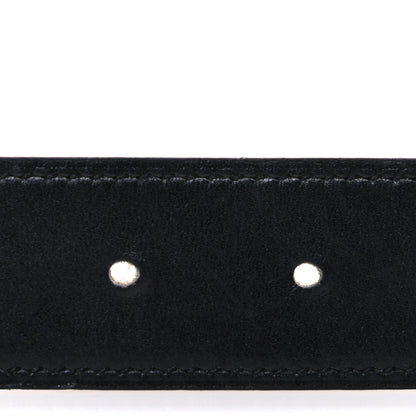 Hermes Box Togo 32mm Belt Strap 85 34 Black Gold 4 of 5