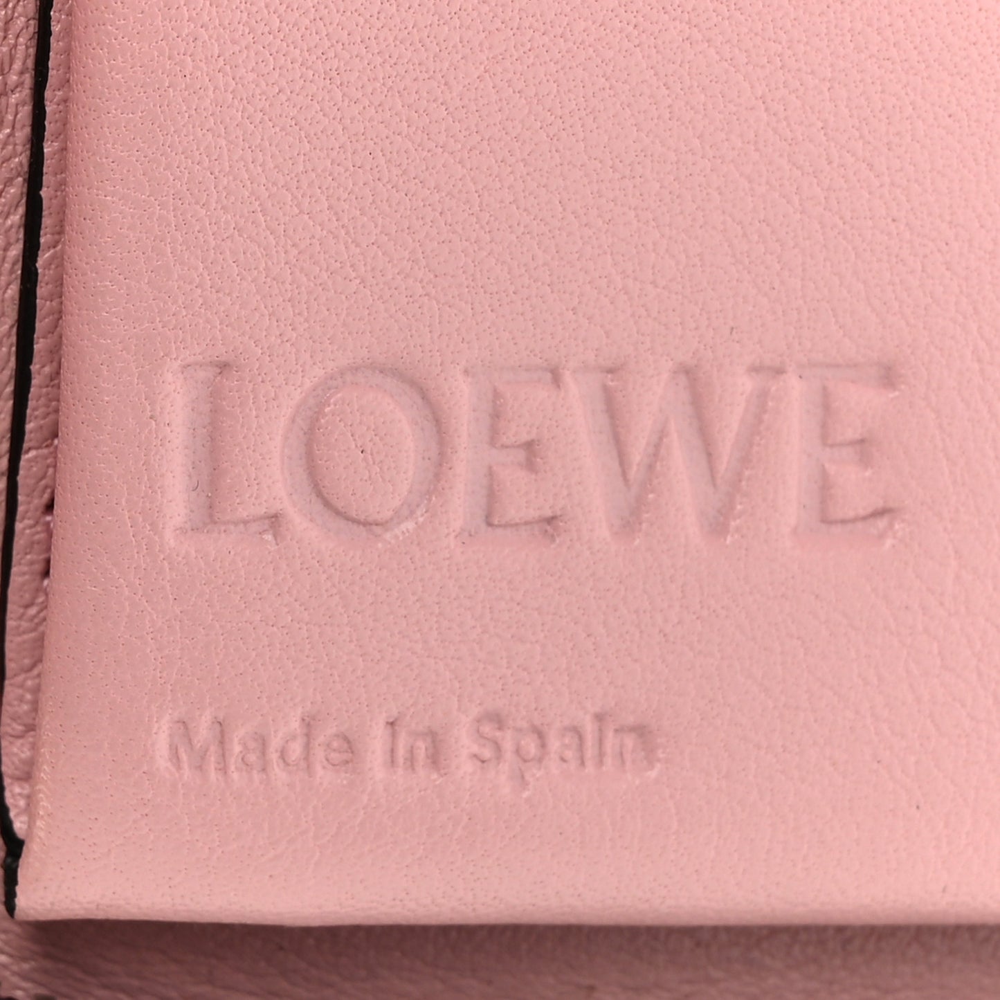 Calfskin Small Puzzle French Zip Around Wallet Wine Soft Pink