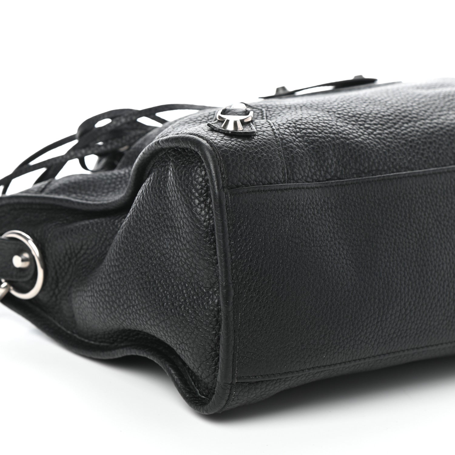Balenciaga Vibrato Calfskin Classic Silver Hardware City Black 7 of 8