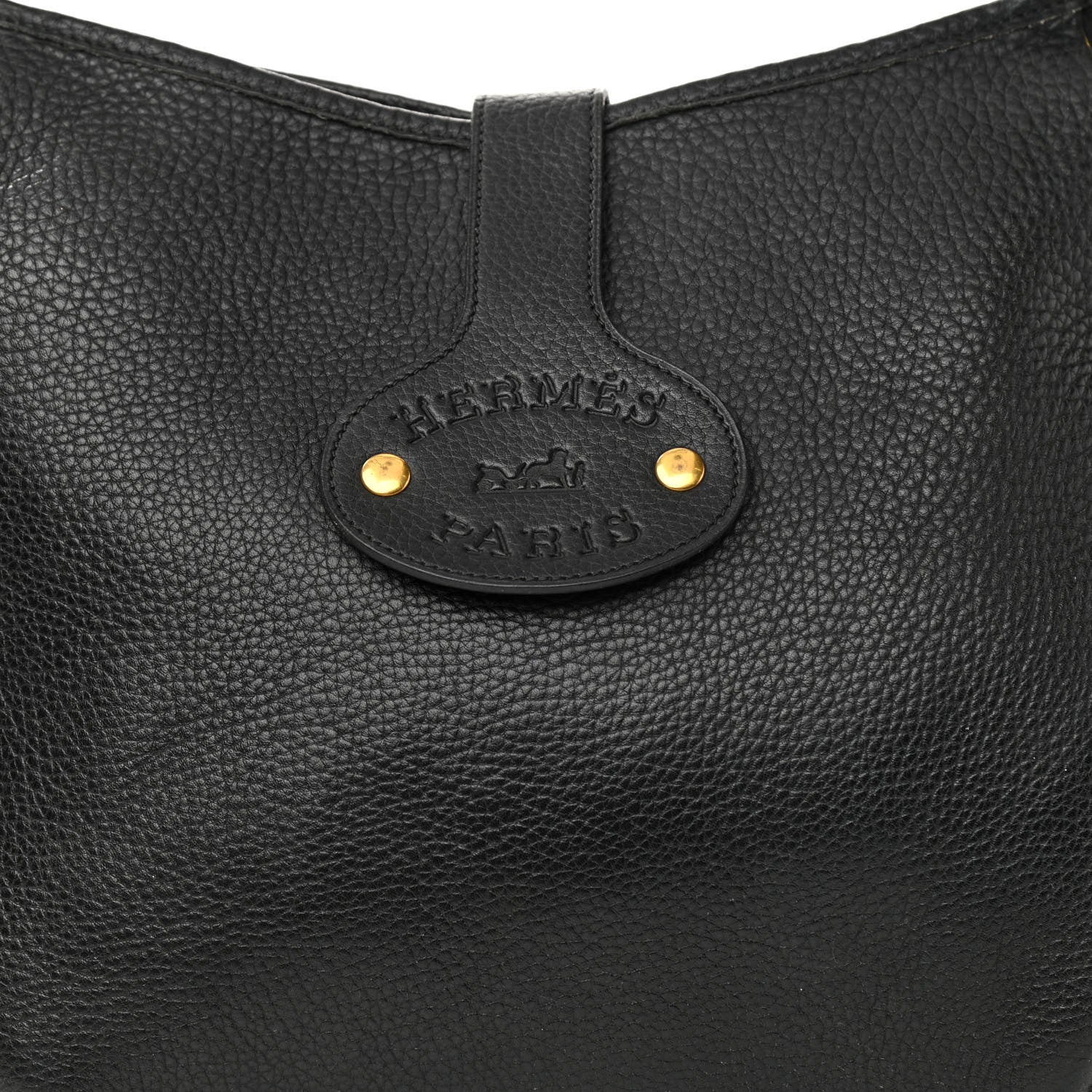 Hermes Taurillon Clemence Rodeo Black 8 of 16