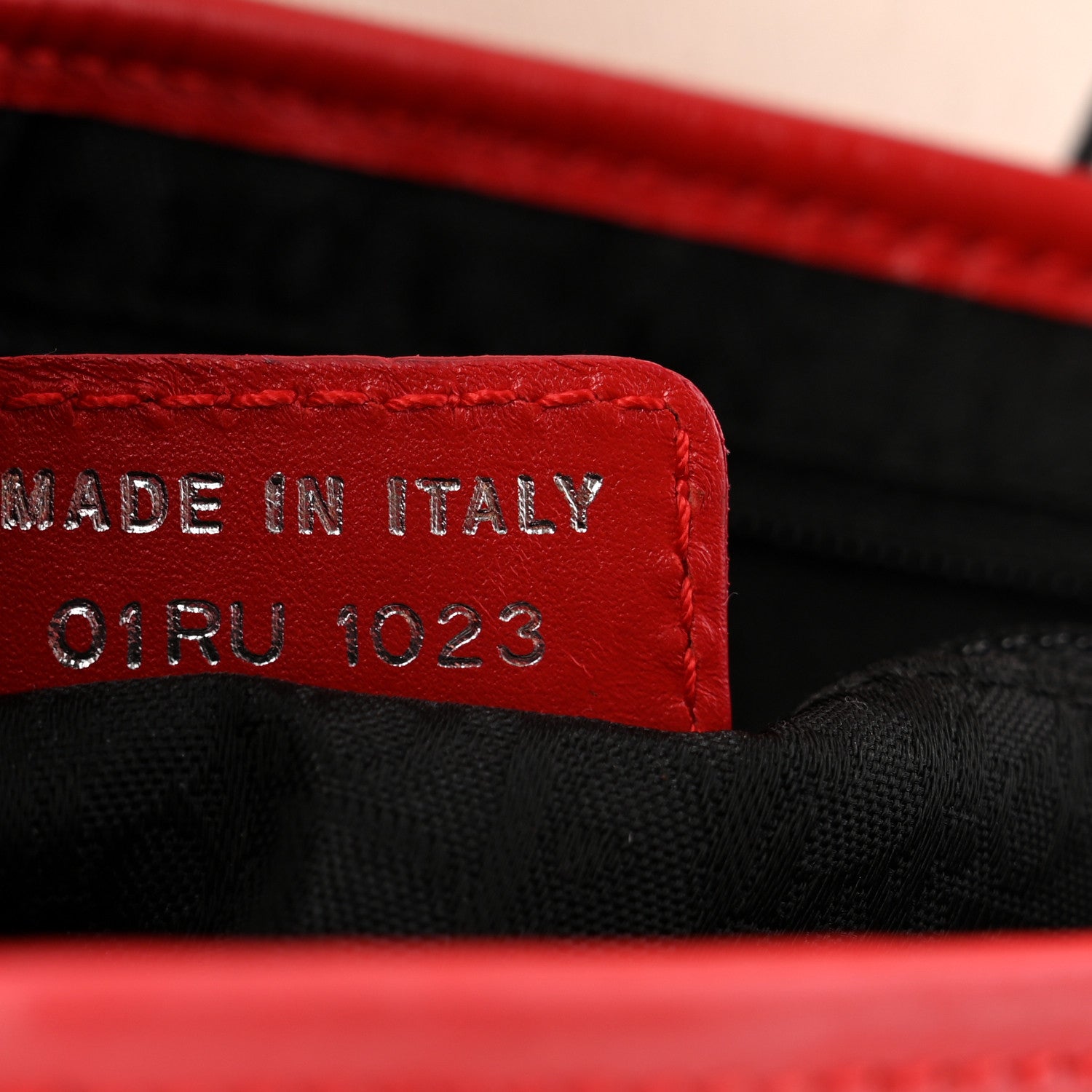 Christian Dior Canvas Hardcore Pierced Saddle Bag White Red Black 6 of 12