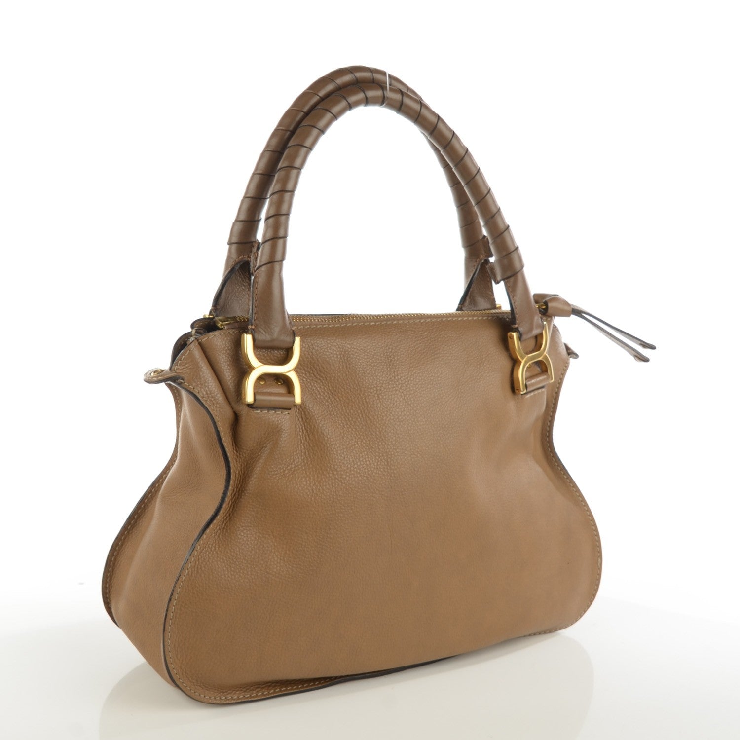 Chloe Calfskin Medium Marcie Satchel Nut 3 of 9