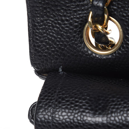Chanel Caviar Quilted Small Double Flap Black 17 of 18