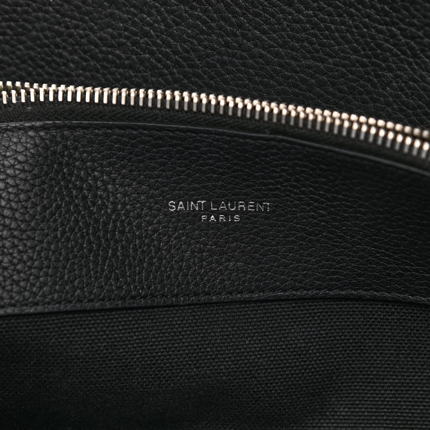 Grained Calfskin Medium Souple Sac De Jour Black