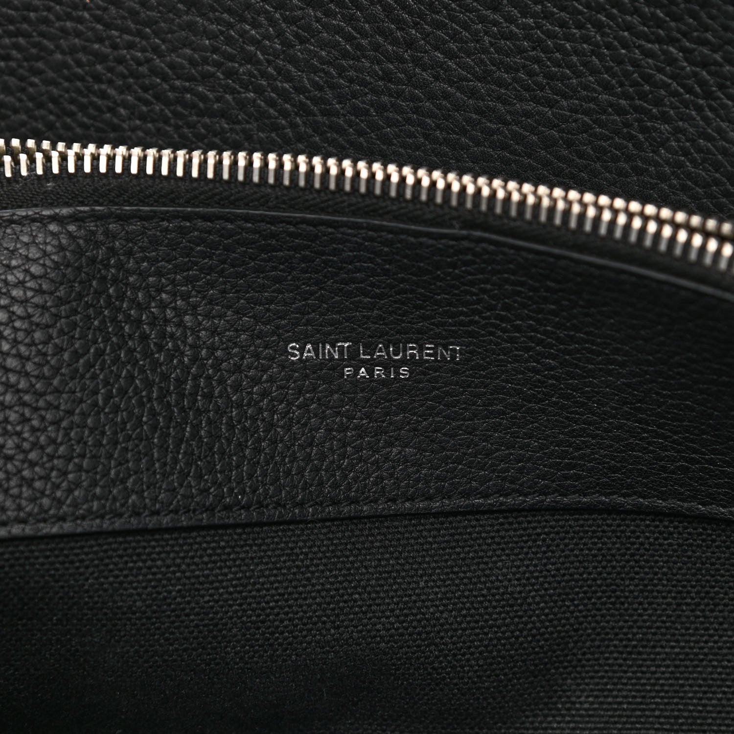 Saint Laurent Grained Calfskin Medium Souple Sac De Jour Black 10 of 29