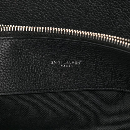 Saint Laurent Grained Calfskin Medium Souple Sac De Jour Black 10 of 29