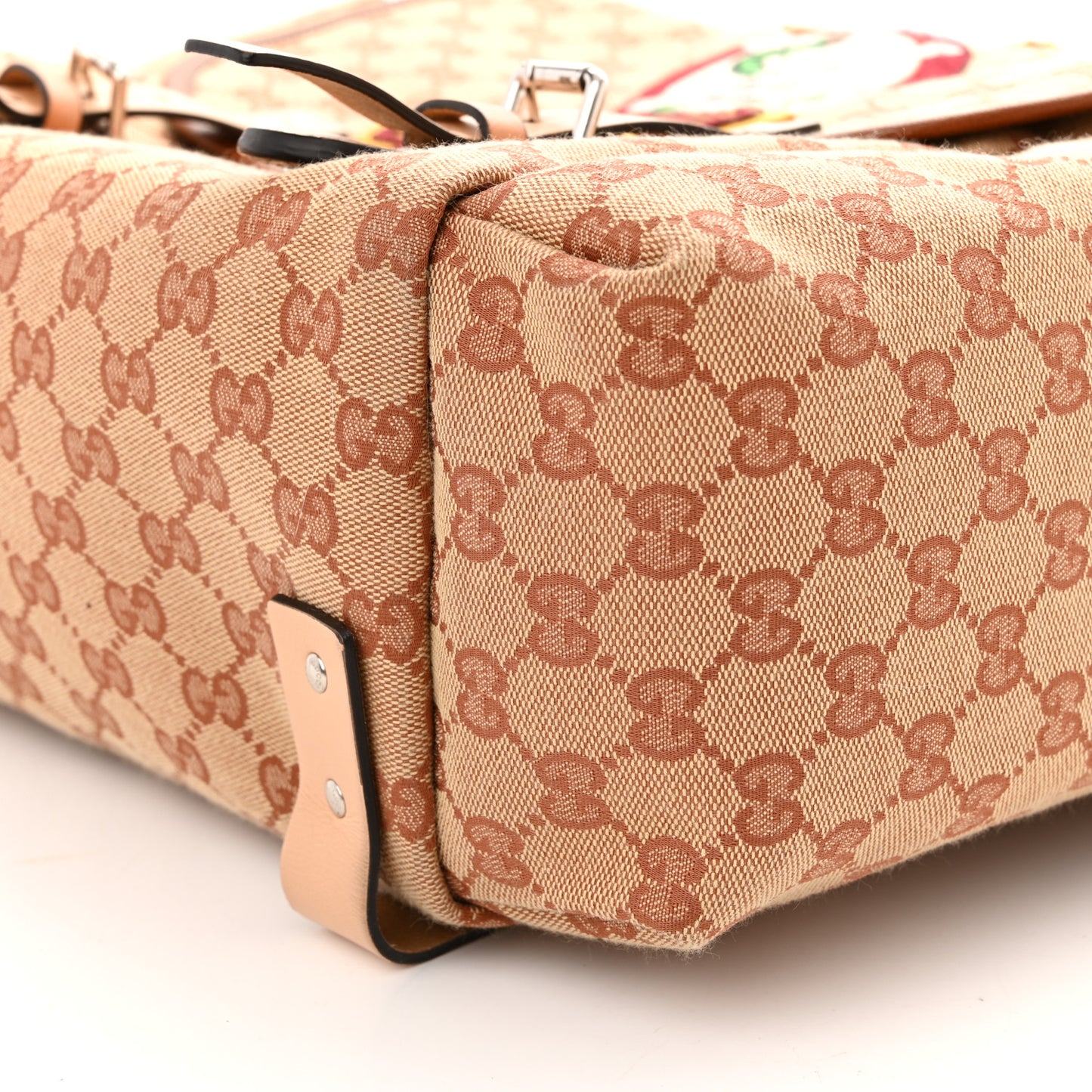 Monogram Childrens Sciroppo Patch Backpack Beige