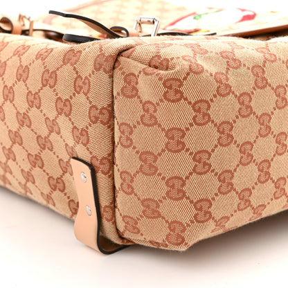Gucci Monogram Childrens Sciroppo Patch Backpack Beige 9 of 10