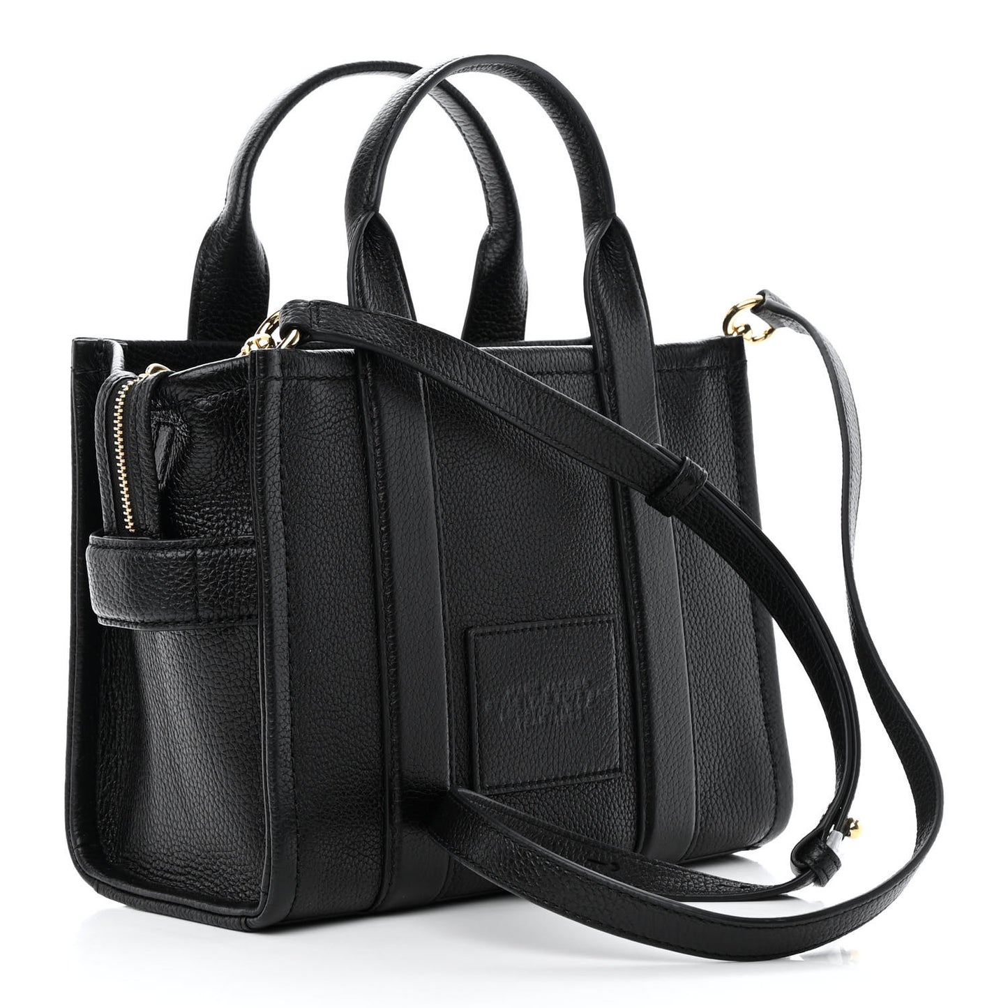 Grained Calfskin Small The Tote Bag Black