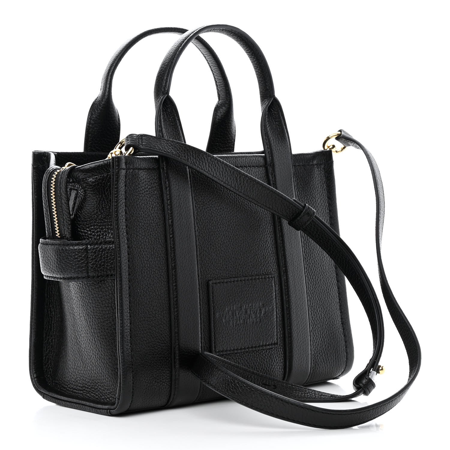 Marc Jacobs Grained Calfskin Small The Tote Bag Black 3 of 13