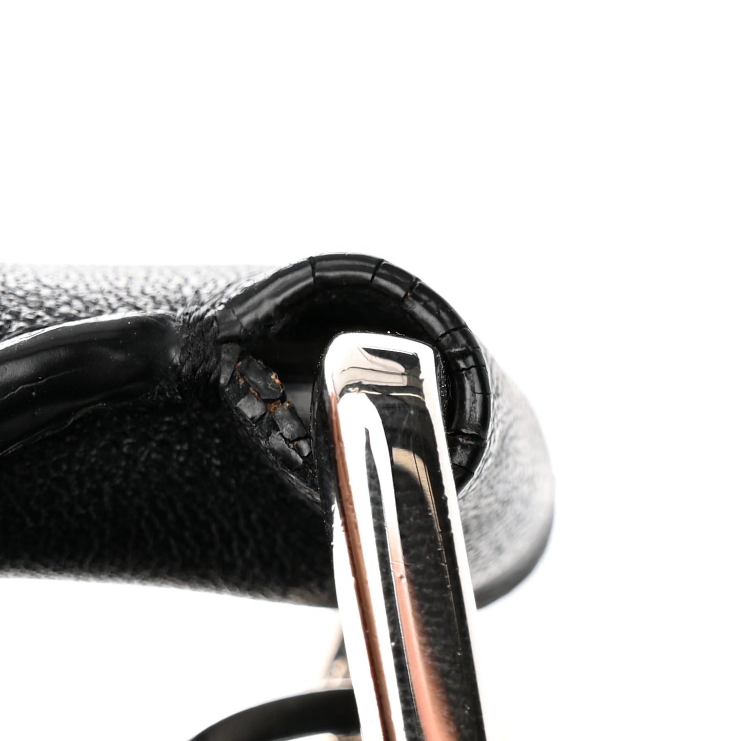 Calfskin Small Puzzle Bag Black