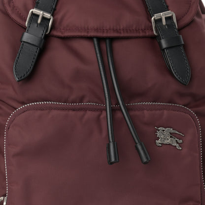 Burberry Nylon Puffer Medium Rucksack Backpack Burgundy 7 of 9