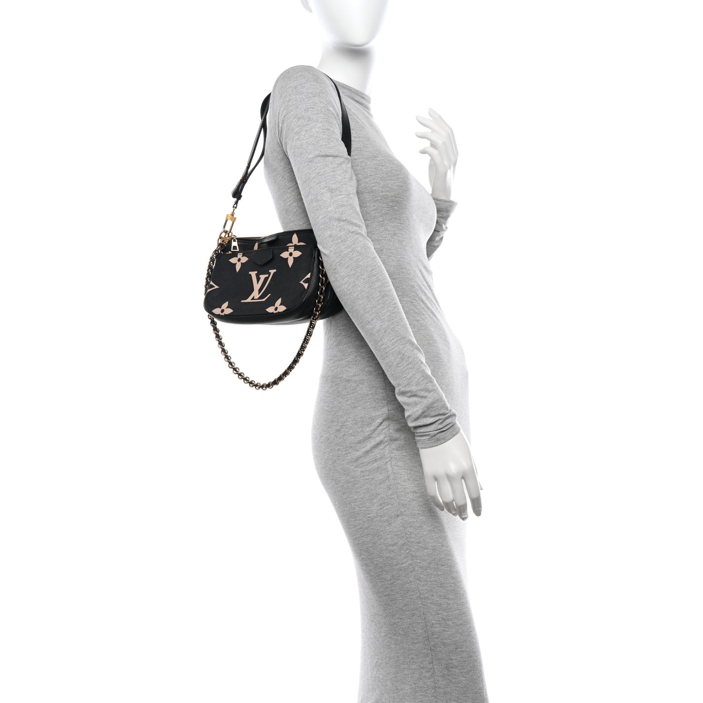 Empreinte Monogram Giant Multi Pochette Accessories Black Beige