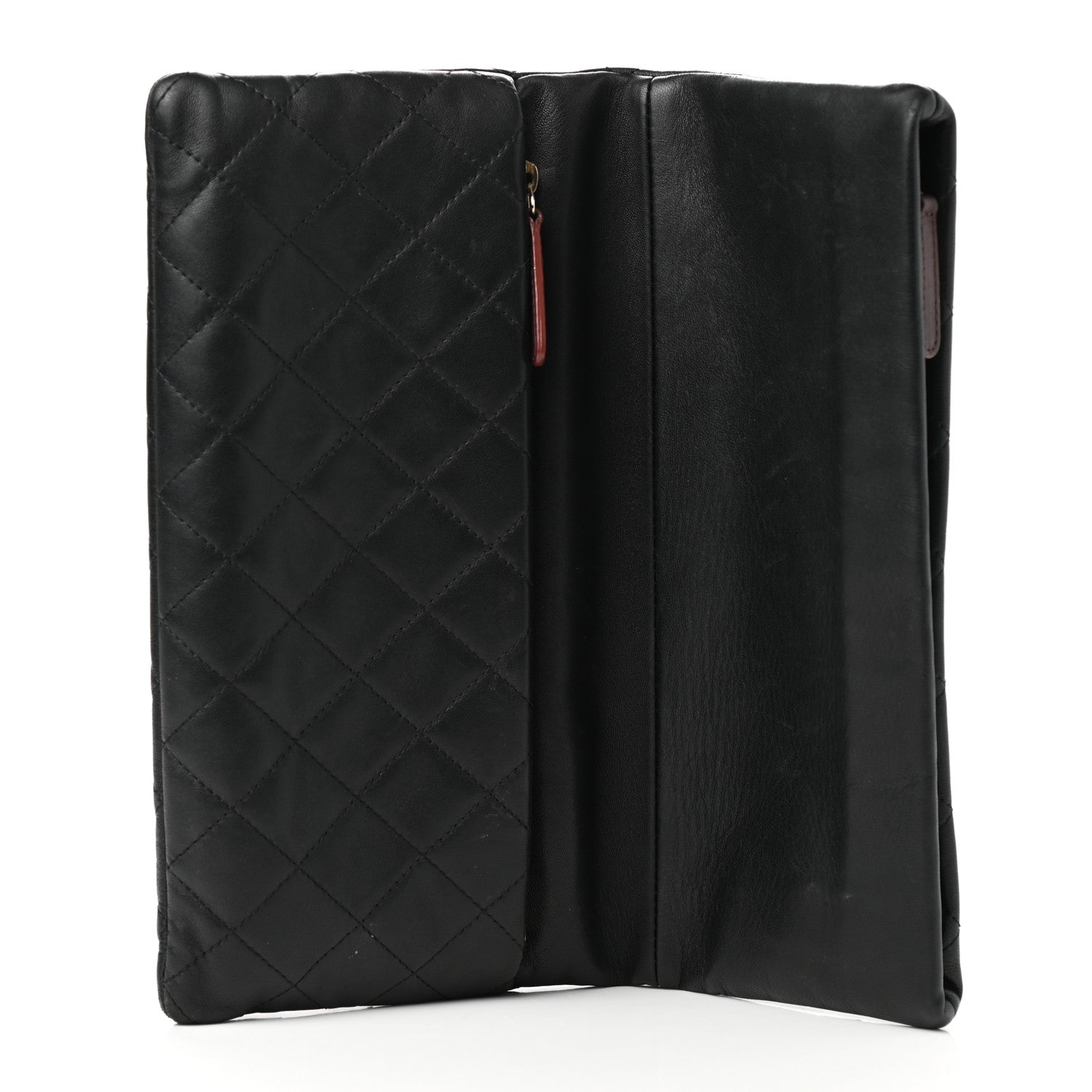 Chanel Lambskin Quilted CC Beauty Clutch Black 6 of 11