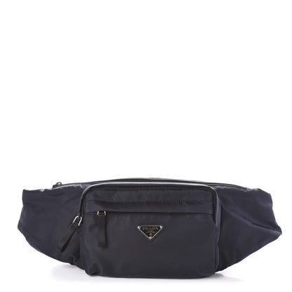 Prada Tessuto Nylon Montagna Belt Bag Blue 1 of 9
