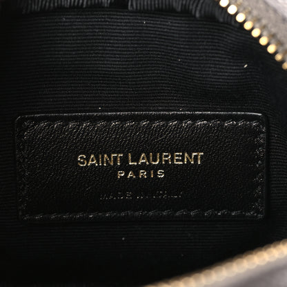 Saint Laurent Grain De Poudre Matelasse Monogram Baby Lou Camera Bag Fog 6 of 10