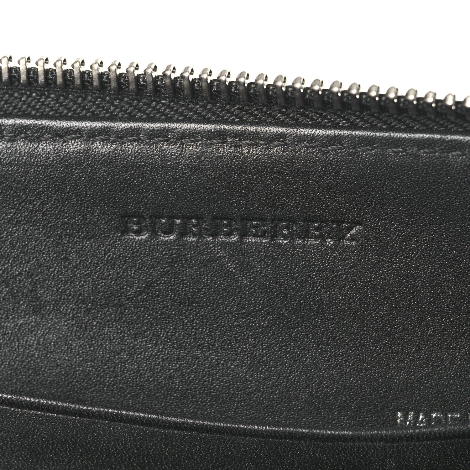 Burberry Mega Check Peyton Crossbody Clutch Bag Black 7 of 10
