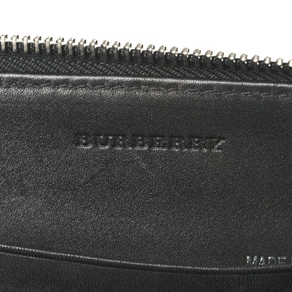 Burberry Mega Check Peyton Crossbody Clutch Bag Black 7 of 10
