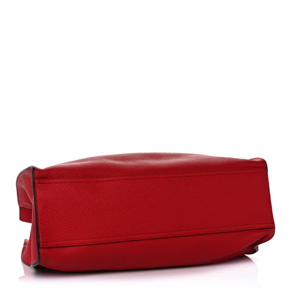 Gucci Soft Calfskin Medium Jackie Top Handle Bag Hibiscus Red 4 of 12