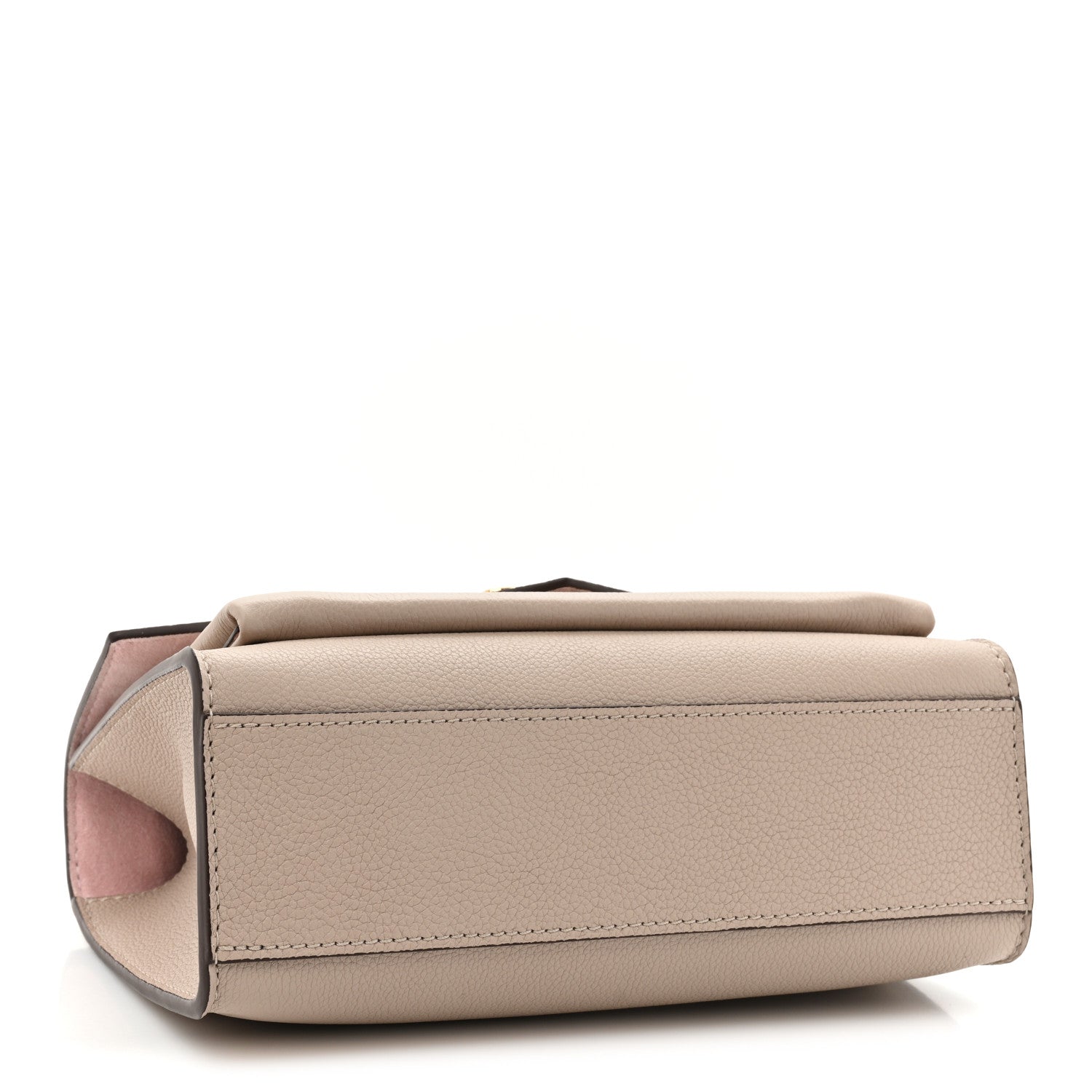 Louis Vuitton Soft Calfskin Mylockme Chain Bag BB Greige 4 of 10