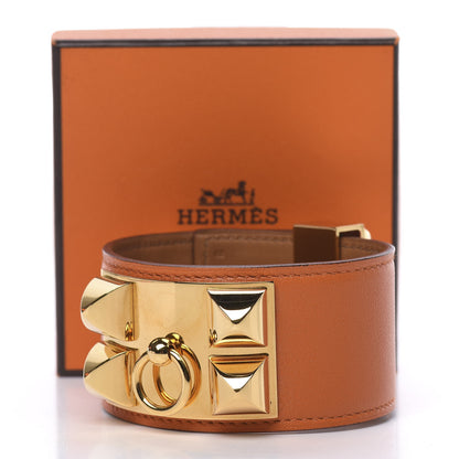 Hermes Swift Collier de Chien CDC Bracelet L Orange 6 of 6