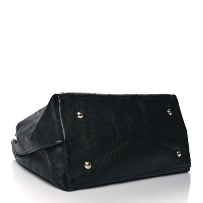 Louis Vuitton Mahina Carmel Hobo Black 4 of 9