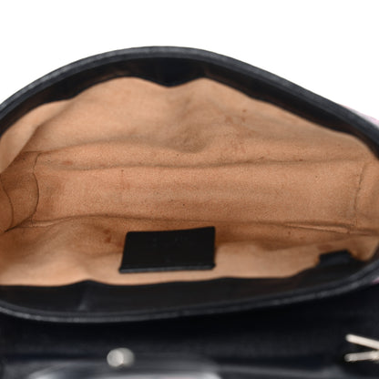 Gucci Monogram Multicolor Matelasse Diagonal Super Mini GG Marmont Shoulder Bag Pink Blue 4 of 15