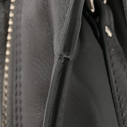 Balenciaga Veau Papier A6 Zip Around Tote Gris Fossile 12 of 14