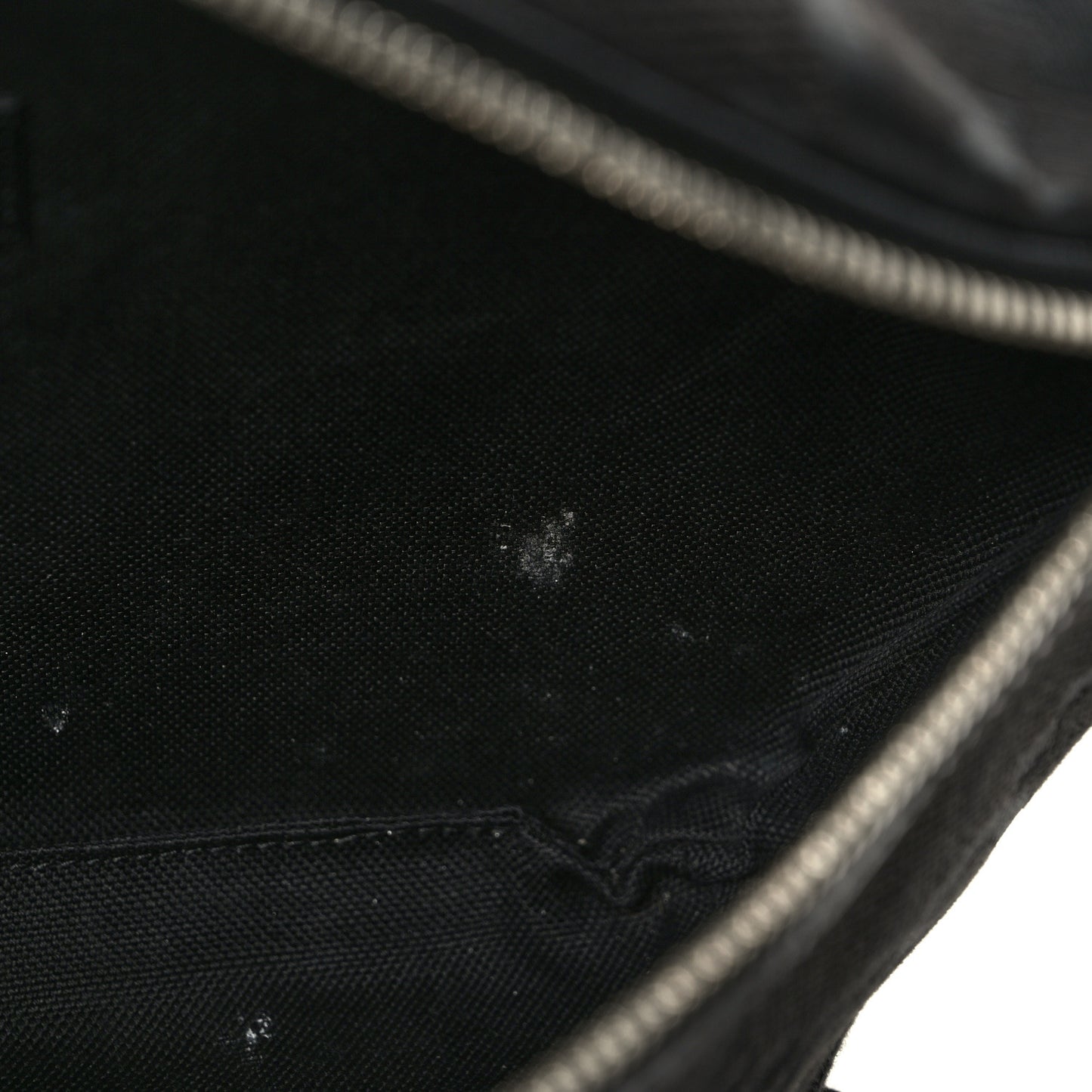 Monogram Jumbo GG Textured Dollar Calfskin Web Belt Bag Black