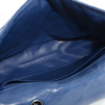 Chanel Lambskin Jumbo Single Flap Blue 5 of 8