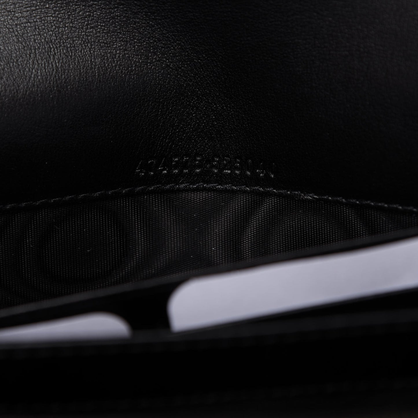 Calfskin Matelasse GG Marmont Chain Wallet Black
