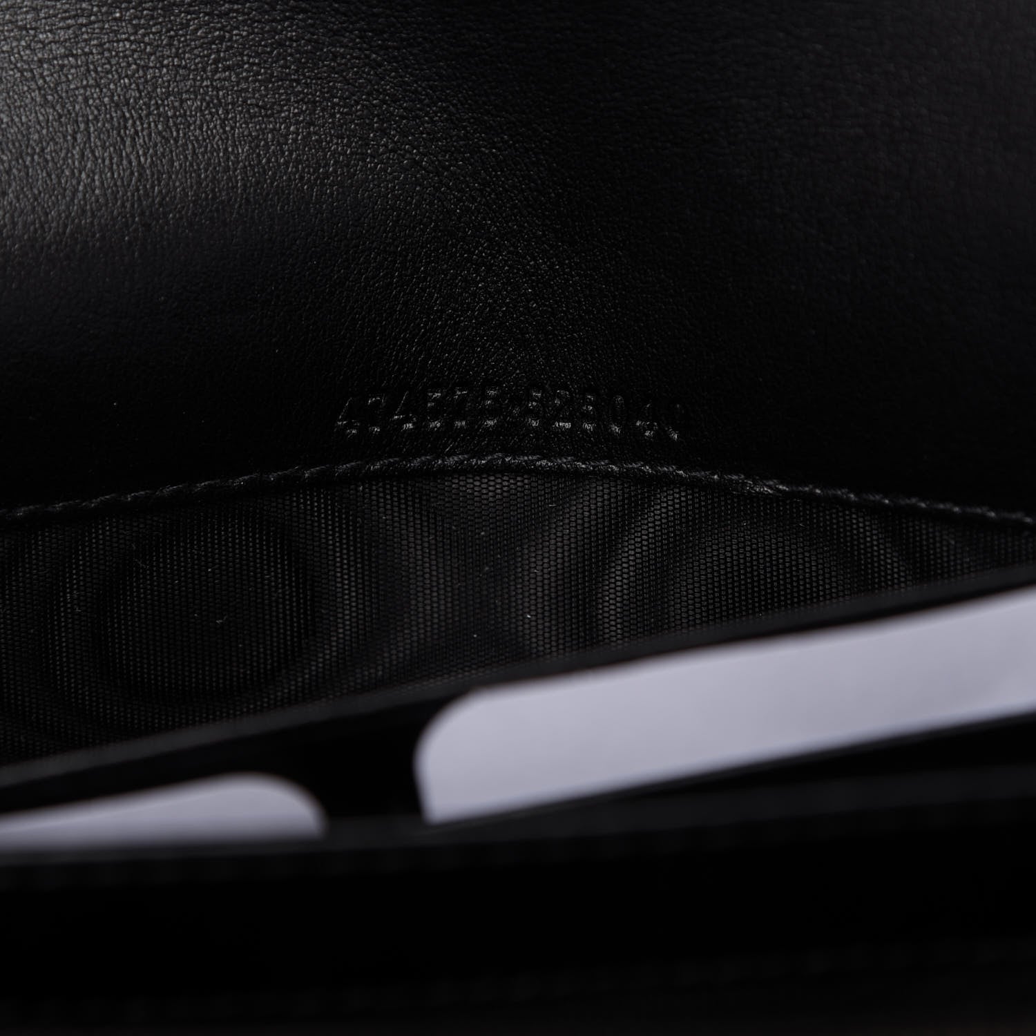 Gucci Calfskin Matelasse GG Marmont Chain Wallet Black 9 of 10