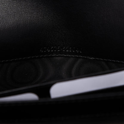 Gucci Calfskin Matelasse GG Marmont Chain Wallet Black 9 of 10