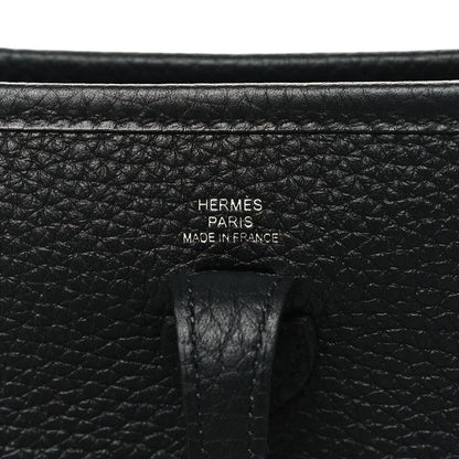 Hermes Taurillon Clemence Evelyne TPM Black 6 of 11