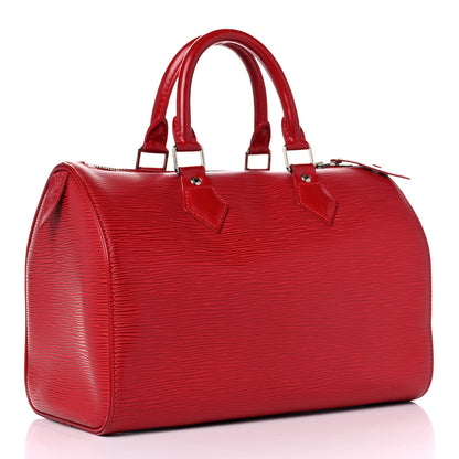 Louis Vuitton Epi Speedy 25 Rouge 3 of 22