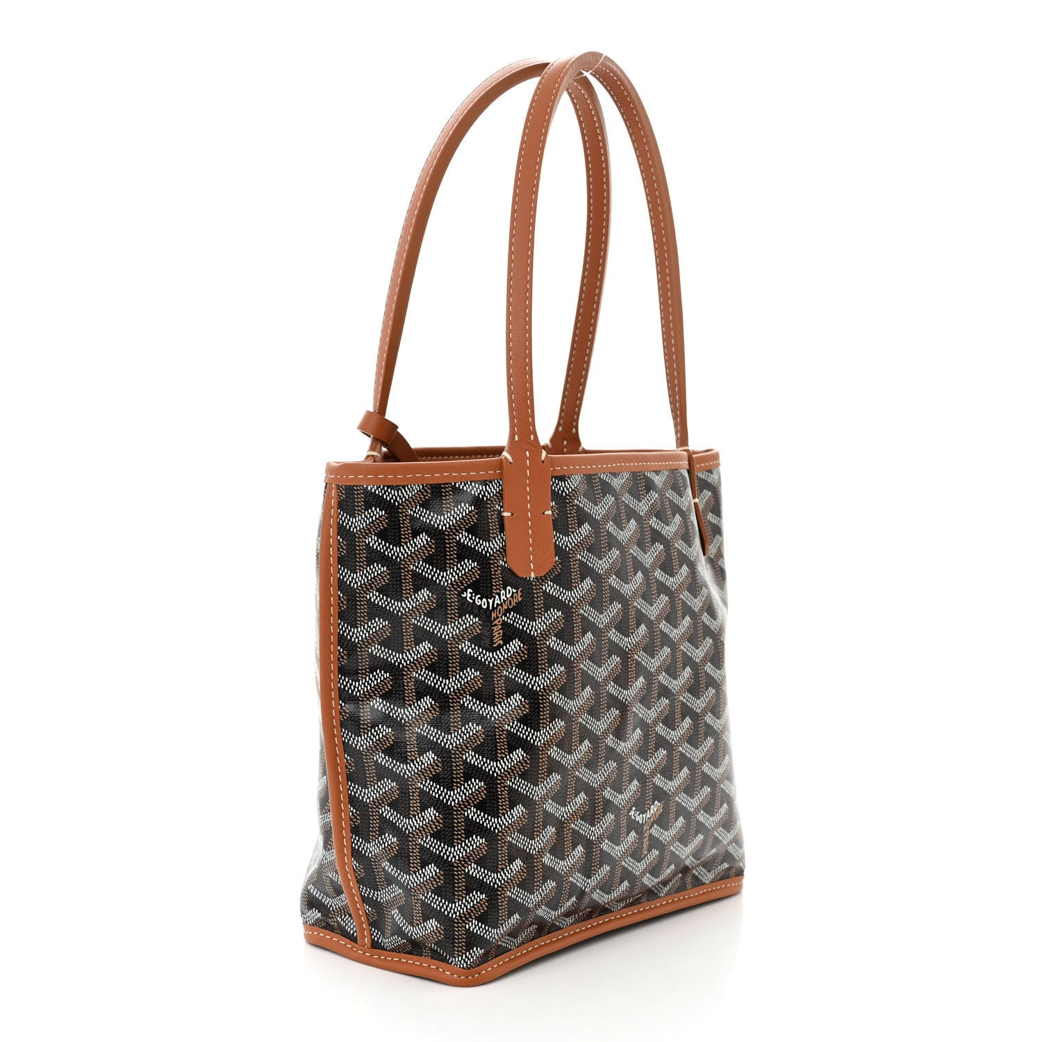 Goyard Goyardine Reversible Mini Anjou Black Gold 5 of 18