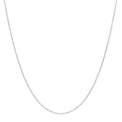 Tiffany Platinum Chain Necklace 16" 1 of 4