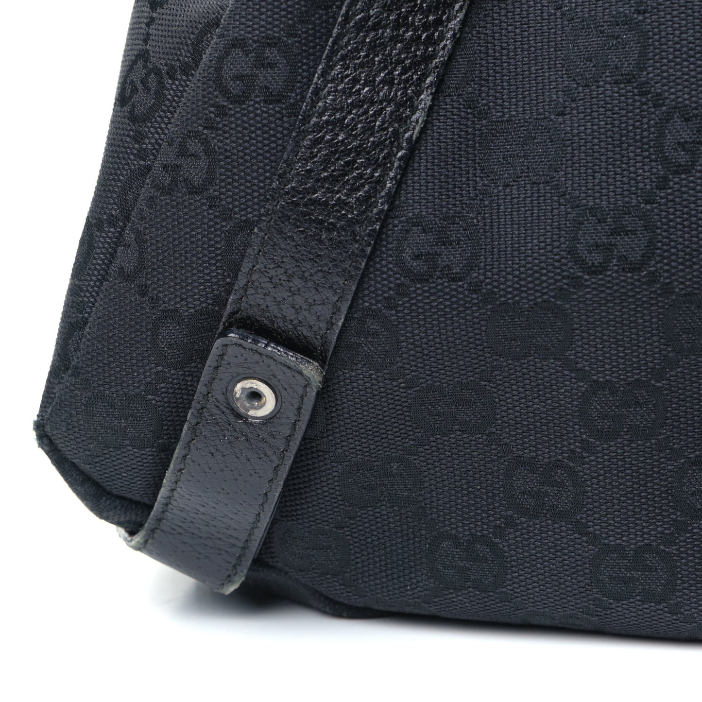 Monogram Medium Abbey Shoulder Bag Black