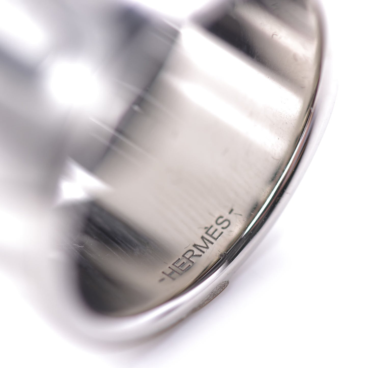 Palladium Embellished Scarf Ring