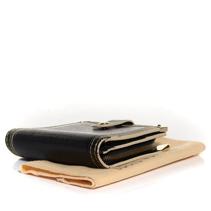 Louis Vuitton Suhali Compact Zipped Wallet Black 4 of 8