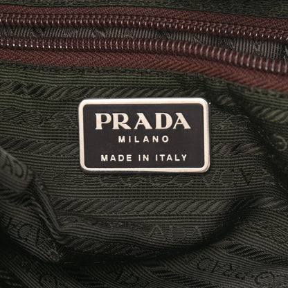 Prada Tessuto Nylon Vela Small Backpack Brown 6 of 10