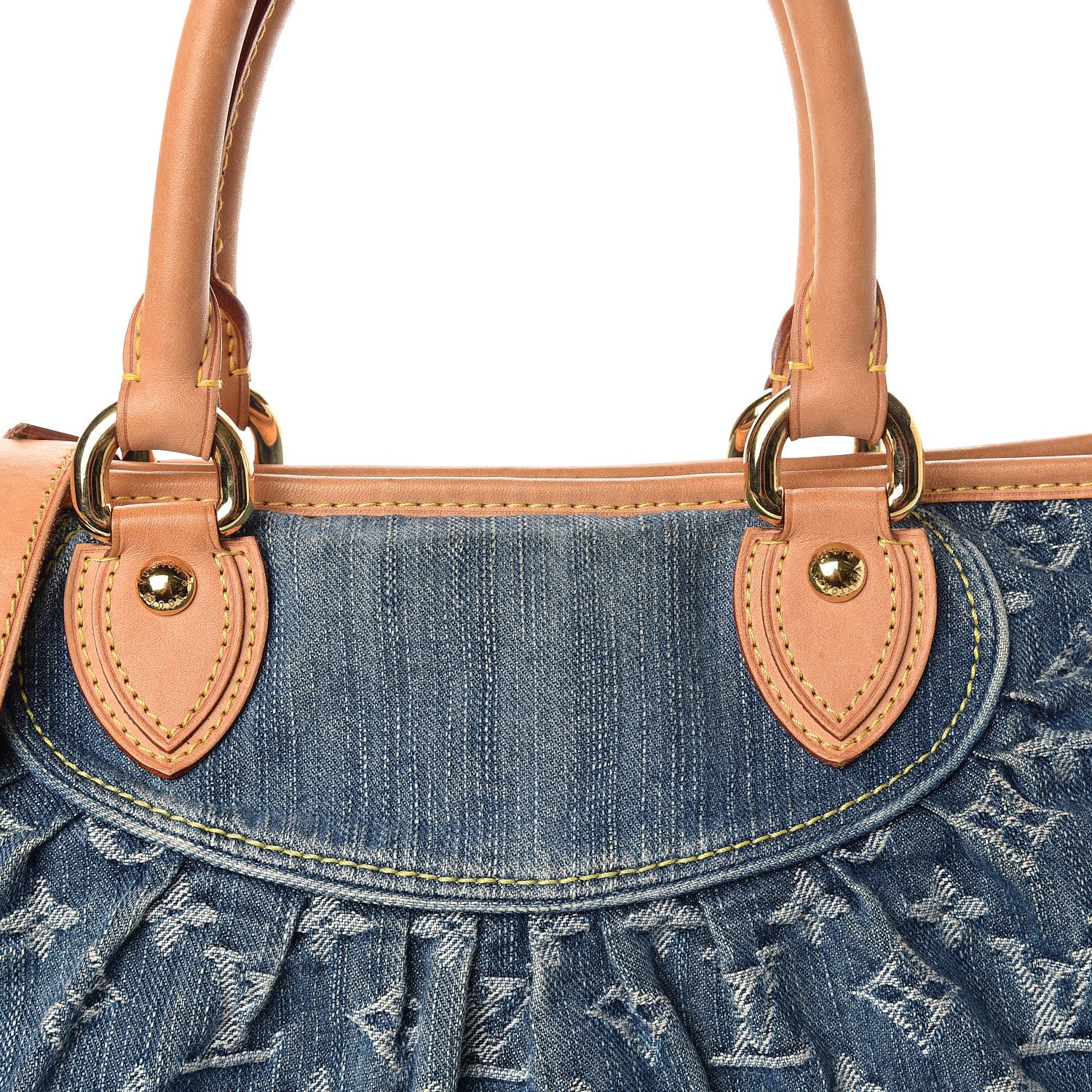 Louis Vuitton Denim Neo Cabby MM Blue 11 of 12