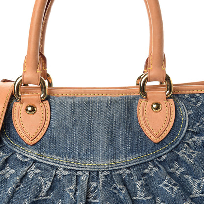 Louis Vuitton Denim Neo Cabby MM Blue 11 of 12