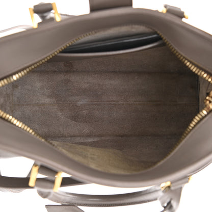 Saint Laurent Calfskin Monogram Baby Cabas Fog 5 of 17