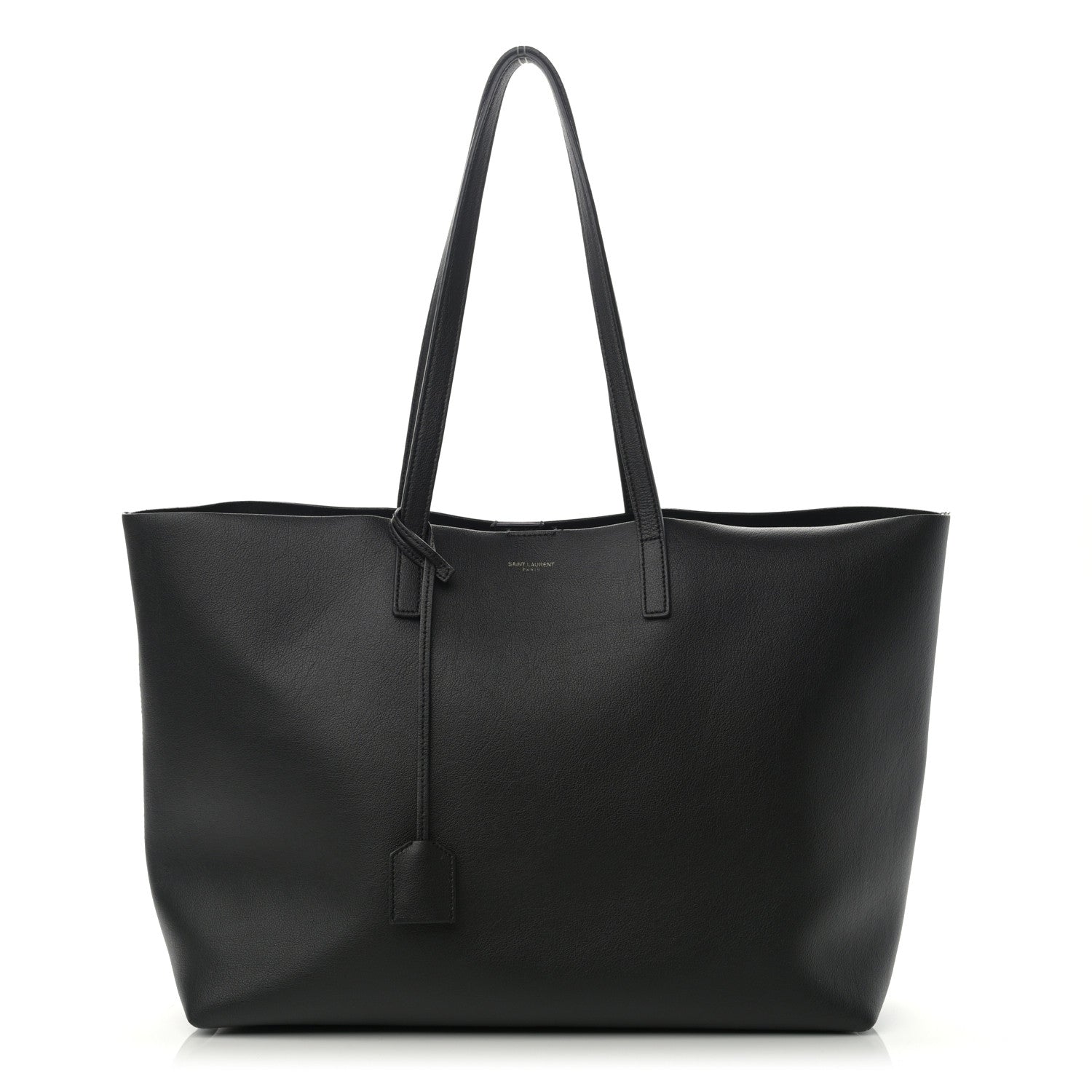 Saint Laurent Calfskin Large Shopping Tote Black 3 of 13