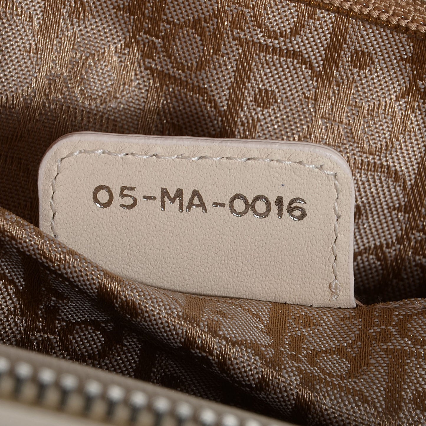 Lambskin Cannage Soft Lady Dior East West Beige